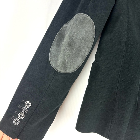 Banana Republic 90’s Velvet with Elbow Panels Button Blazer - Picture 3 of 16